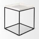 Mercana Nathan 18" x 18" x 20" Metal Side Table