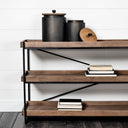 Mercana Trey 80" x 16" x 30" Solid Wood Console Table