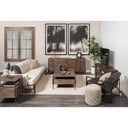 Mercana Glenn 55.8" x 30.5" x 17" Solid Wood Coffee Table