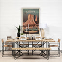 Mercana Papillion 66" x 17" x 29" Iron Console Table