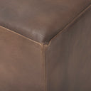 Mercana Minara 36" x 36" x 16" Wood Ottoman