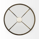 Mercana Jacinta 21" x 21" x 24" Metal Side Table
