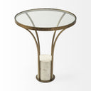 Mercana Jacinta 21" x 21" x 24" Metal Side Table