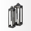 Mercana Ina 9.4" x 9.4" x 33.9" Metal Lantern