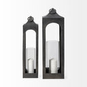 Mercana Ina 9.4" x 9.4" x 33.9" Metal Lantern