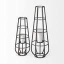 Mercana Bella 12.2" x 11.8" x 30.1" Metal Lantern