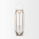 Mercana Ivy 10.2" x 10.2" x 36" Metal Lantern