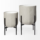 Mercana Mabel 15.4" x 15.4" x 24.8" Metal Pot