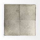 Mercana Zahavi 20" x 20" x 20" Leather Ottoman