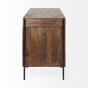 Mercana Glenn 55.5" x 22" x 31" Solid Wood Desk