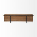 Mercana Maddox 75.5" x 18" x 20" Solid Wood Media Unit
