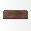 Mercana Glenn 61.5" x 18" x 24" Solid Wood Media Unit