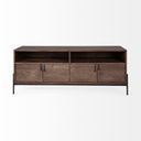 Mercana Glenn 61.5" x 18" x 24" Solid Wood Media Unit