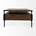 Mercana Glenn 55.8" x 30.5" x 17" Solid Wood Coffee Table