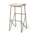 Mercana Katniss 16" x 16" x 30" Metal Stool