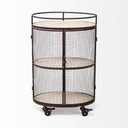Mercana Saluti 20.3" x 13.3" x 31.5" Bar Cart