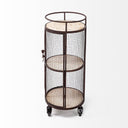 Mercana Saluti 20.3" x 13.3" x 31.5" Bar Cart