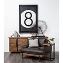 Mercana London 5" x 28.7" x 31.9" Metal Decorative Object