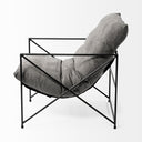 Mercana Leonidas 28.7" x 29.9" x 24" Fabric Side Chair
