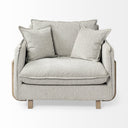Mercana Roy 43.3" x 41.7" x 33.1" Arm Chair
