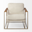 Mercana Watson 30" x 34.3" x 29.1" Iron Side Chair