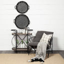 Mercana Marlon 34.6" x 15.4" x 34.3" Bar Cart