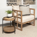Mercana Skylar 29" x 29.8" x 33.8" Solid Wood Side Chair
