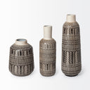 Mercana Riker 5.1" x 5.1" x 14.2" Ceramic Vase