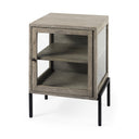 Mercana Arelius 20" x 18.8" x 26" Solid Wood Side Table