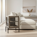 Mercana Arelius 20" x 18.8" x 26" Solid Wood Side Table