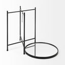 Mercana Samantha 19.7" x 19.7" x 24.2" Mirrored Glass Side Table