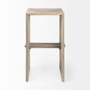 Mercana Aida 18.5" x 14" x 30" Solid Wood Stool