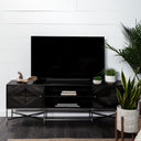 Mercana Hogarth 70.5" x 16" x 23.3" Iron Media Unit