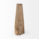Mercana Allen 10" x 5.5" x 19.3" Solid Wood Vase