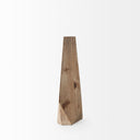Mercana Allen 7.9" x 4.9" x 15.3" Solid Wood Vase