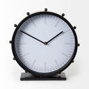 Mercana Marian 11" x 3.1" x 11" Metal Table Clock