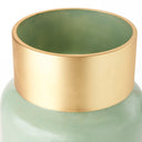 Mercana Minty 8.7" x 8.7" x 12.4" Glass Vase