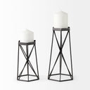 Mercana Sixx 6.1" x 5.3" x 11" Metal Candle Holder