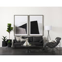Mercana Leonidas 28.7" x 29.9" x 24" Fabric Side Chair