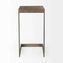 Mercana Faye 14" x 18" x 26" Solid Wood Side Table