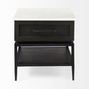 Mercana Divina 22" x 22" x 22" Solid Wood Side Table
