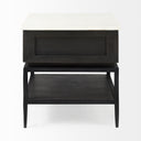 Mercana Divina 22" x 22" x 22" Solid Wood Side Table