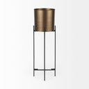 Mercana Sowerberry 10.8" x 10.8" x 33.1" Metal Pot