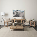Mercana Arelius 20" x 18.8" x 26" Solid Wood Side Table