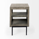 Mercana Arelius 20" x 18.8" x 26" Solid Wood Side Table