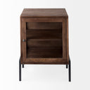 Mercana Arelius 20" x 18.8" x 26" Solid Wood Side Table