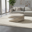Mercana Arreto 48" x 48" x 15" Solid Wood Coffee Table