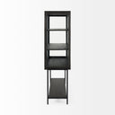 Mercana Arelius 36" x 18.8" x 63" Solid Wood Display Cabinet
