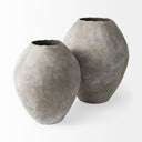 Mercana Gobi 19.7" x 19.7" x 23.4" Ceramic Floor Vase