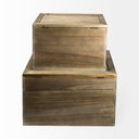 Mercana Sonny 23.6" x 15.7" x 13.8" Wood Box